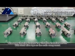 Ammortizzatore di vibrazioni del cavo metallico