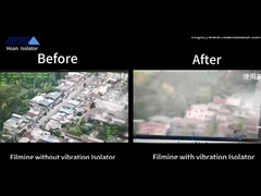 Senza isolanti vibratori: alta frequenza, facile danneggiamento; con JMZ: isolazione vibratoria, stabile e
