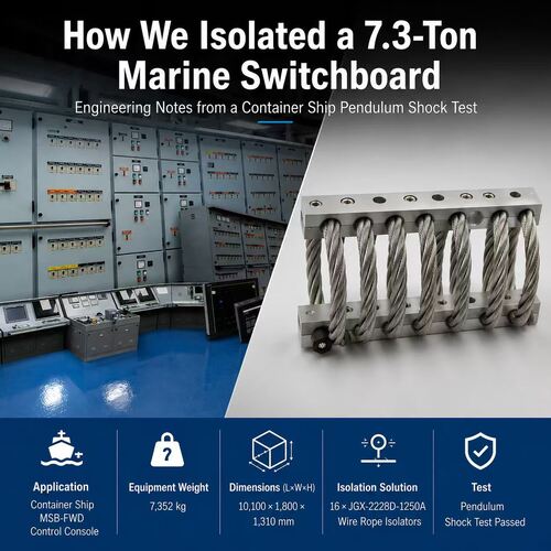Ultimo blog dell'azienda Come abbiamo isolato un quadro elettrico principale marino da 7,3 tonnellate