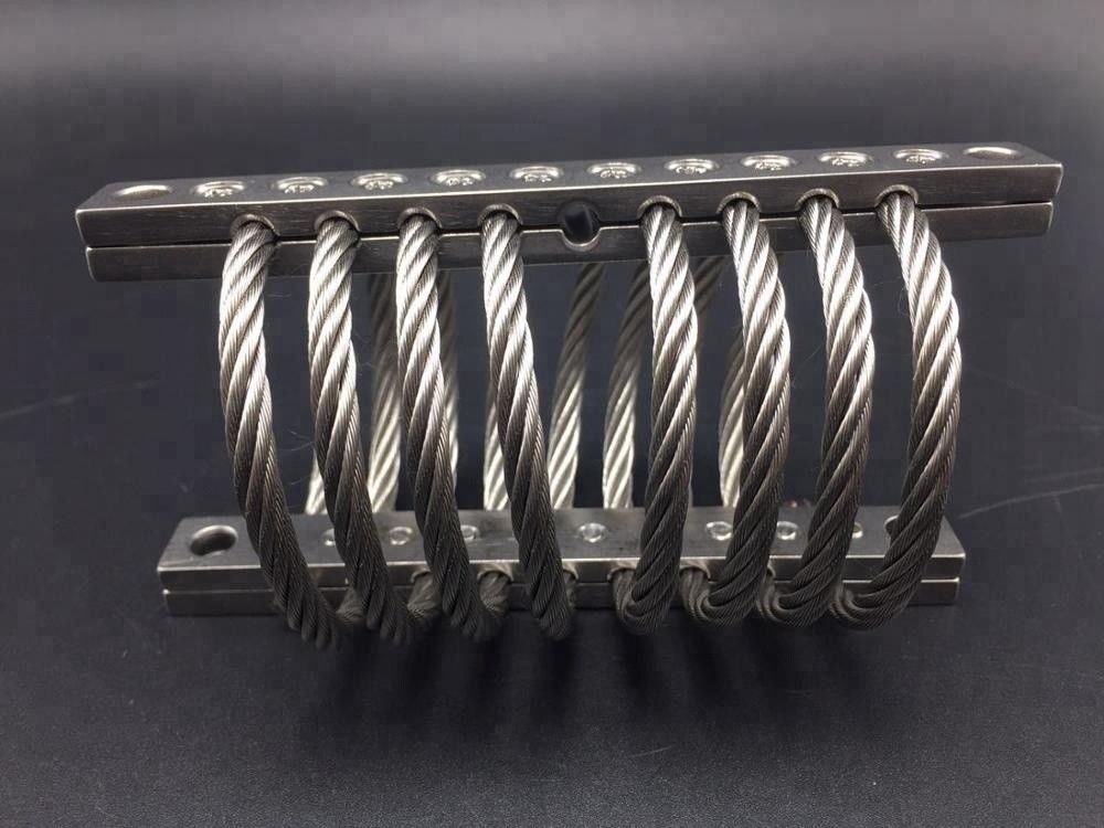 Accessori per macchine personalizzati Controllo delle vibrazioni di scossa Isolatore di vibrazioni ferroviario per navi della marina navale