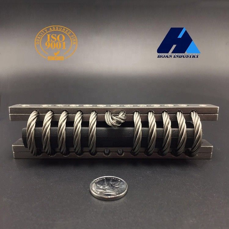 Isolatore di cavi a fili elicoidali, pompa a vibrazione, accessori per macchine utensili, armadietto elettronico 100G Rumore