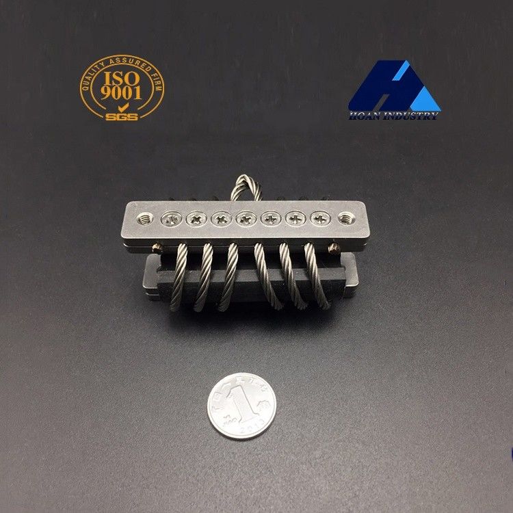 Armadio elettrico GX-N Serie Rubber Pad Wire Rope Damper per sistemi di protezione da shock da vibrazioni 100G