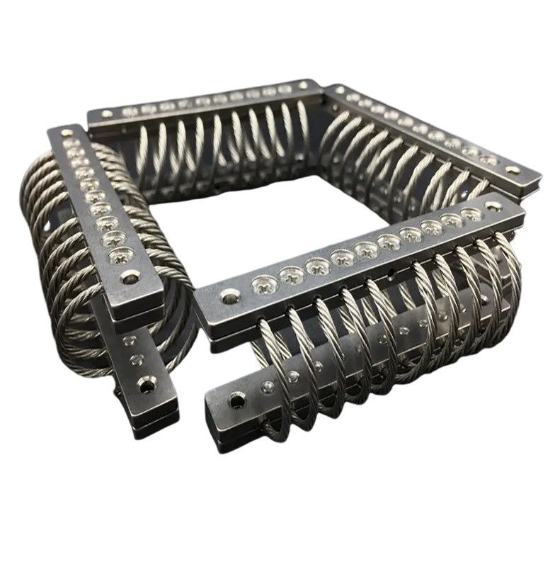 0.5KG UAV Camera Drone Gabinetto elettronico incorporato Vibrazione Controllo dello shock JGX-0160D-2.2A Isolatore di filo di acciaio inossidabile