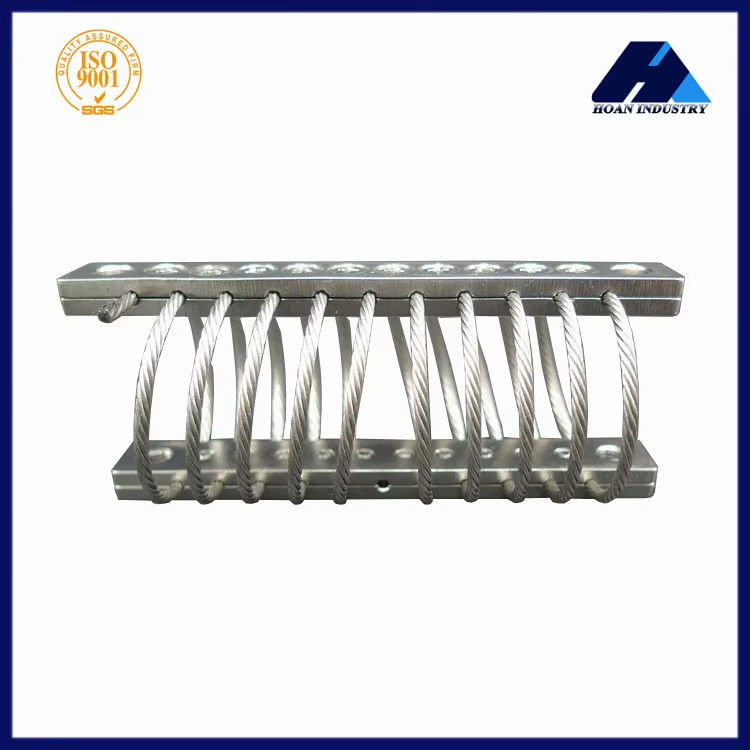 50N/mm rigidità assiale Isolatore di vibrazione da filo di acciaio inossidabile per strumenti di precisione JGX-0240D-4.5A