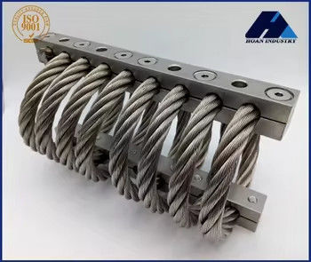 JGX-0480D-61A 61 kg Isolatore di vibrazione da fune di filo con riduzione delle vibrazioni 244Kn/m