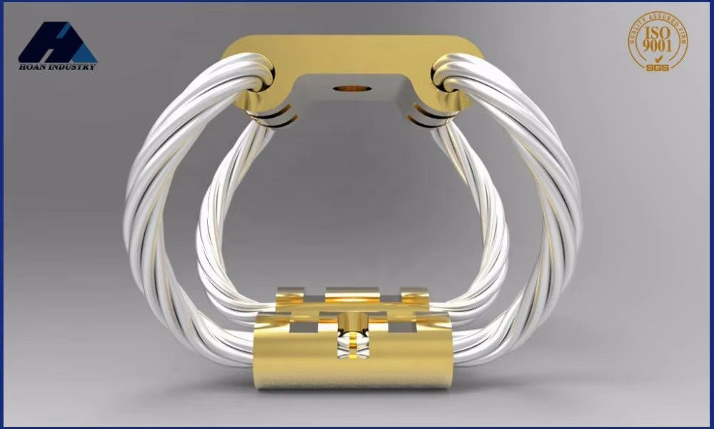 GR5-16A-A Isolatore di vibrazione da corda di filo d'acciaio per vibrazioni a bassa frequenza