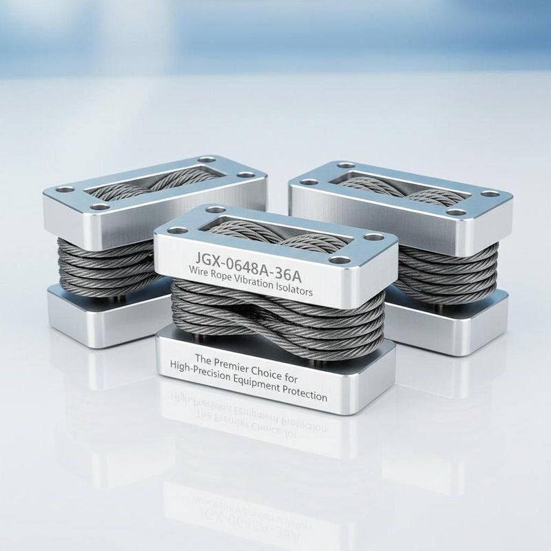 Isolatore antivibrante in fune d'acciaio zincato con frequenza di isolamento da 5Hz a 100Hz per protezione antivibrante multidirezionale