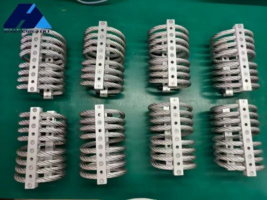 Un buon prezzo. Isolatore in fune d'acciaio inossidabile con carico statico massimo di 370 kg per smorzamento di urti e vibrazioni marine in linea
