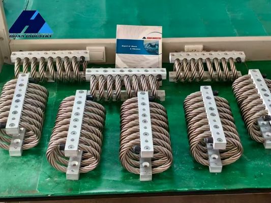 Un buon prezzo. Isolatore antivibrante in fune d'acciaio alluminio e acciaio inossidabile con carico statico massimo di 515 kg e design a 8 anelli per il controllo delle vibrazioni in linea