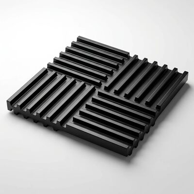 Un buon prezzo. Hoan 100301 Pad di isolamento da vibrazioni di gomma modulare Materassi da waffle anti-vibrazione a piastrelle in linea