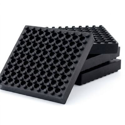 Un buon prezzo. Hoan 100611 Macchine utensili pesanti pad assorbenti di urti di gomma Q235 Pad anti-vibrazione rinforzati in acciaio in linea