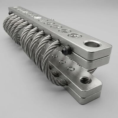 Un buon prezzo. JGX-0480D-75A Isolatore di vibrazioni per funi metalliche Costruzione in metallo al 100% Isolamento multiasse simultaneo a invecchiamento zero in linea