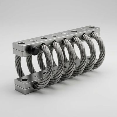 Un buon prezzo. JGX-1276D-176B Isolatore di vibrazione da corda di filo di ferro Curva di ammortizzazione progressiva non lineare Attrito Dissipazione energetica in linea