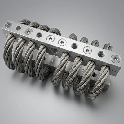 Un buon prezzo. Isolatore di vibrazioni per funi metalliche JGX-1598D-515B che fornisce capacità di carico scalabile e isolamento acustico trasmesso dalla struttura in linea